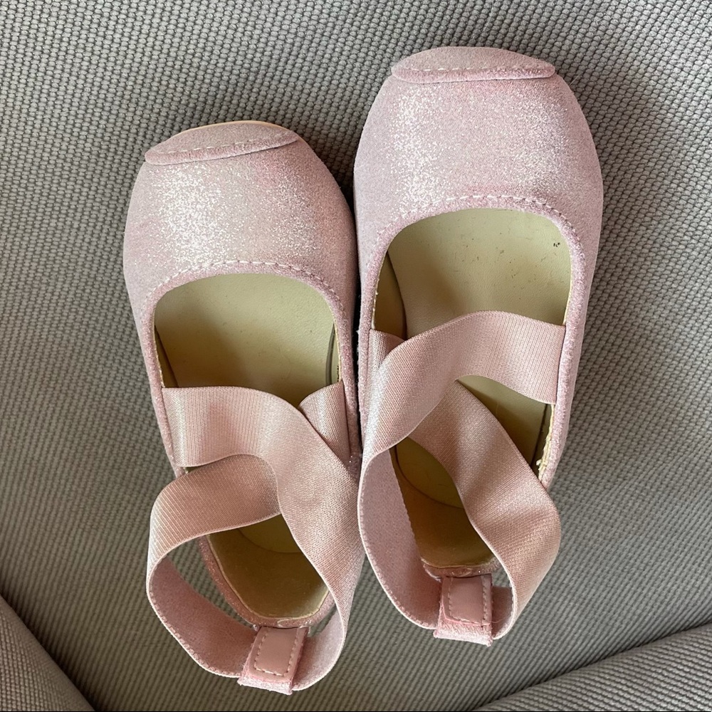 COPY - Janie and Jack ballet like sparkle dress shoes